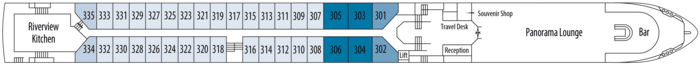 Ship Interior & Deck Plans on MS Thomas Hardy